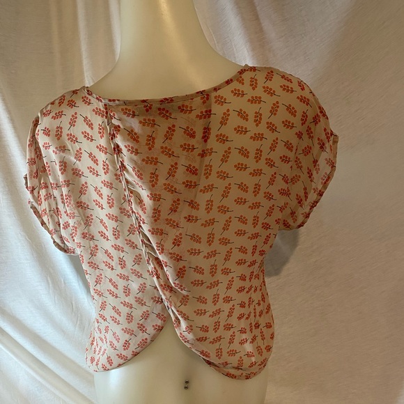 Forever 21 Floral Sheer Top - Picture 3 of 4